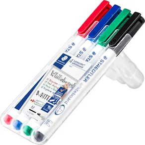 Whiteboardpenna LUMOCOLOR 1,0mm 4/FP