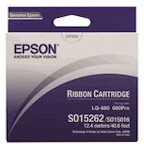 Epson - Tygfärgband - 1 x svart - 2 miljoner