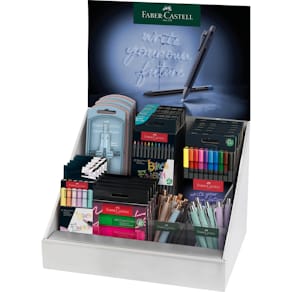 Thekendisplay Faber-Castell, 56 St., Familie, sortiert
