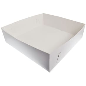 Kakeeske bunn 32x32x12cm papp hvit (100)
