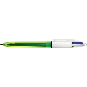 Vierfarbkugelschreiber BIC 4 Colours Fluo