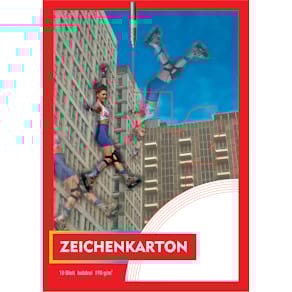 Zeichenkartonblock PVP, A3, 190 g/m²