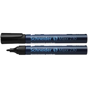 Permanent marker Schneider Maxx 230, zwart