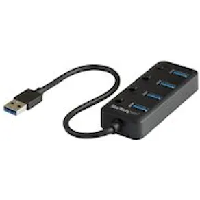 StarTech.com USB 3.0-hubb med 4 portar - USB-A till 4x USB 3.0