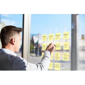 Notes POST-IT SS kub 76x76mm gul 270blad