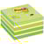 Notitiekubus Post-it Notes, 450 vel, 76 x 76 mm, groen