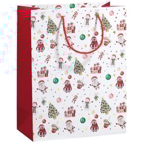 Geschenktragetasche ZÖWIE Christmas Mix, Kind, bunt/rot