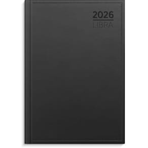 Dagbok GRIEG Libra innbundet 2026 sort