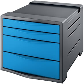 Skuffekabinet Europost Vivida 4 sk.l.blå