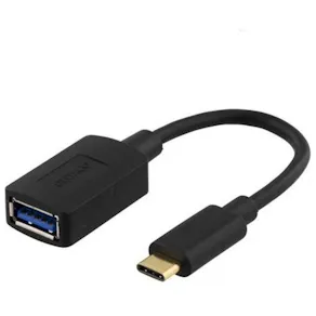 Adapter DELTACO USB C hane - Typ A hona