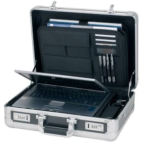 Laptopkoffer ALUMAXX C-1, silber/anthrazit
