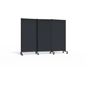 Golvskärm Lintex ONE Screen Mörkgrå, Svart ram 2280x1705mm