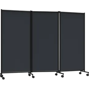 Golvskärm Lintex ONE Screen Mörkgrå, Svart ram 2280x1705mm