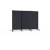 Golvskärm Lintex ONE Screen Mörkgrå, Svart ram 2280x1705mm