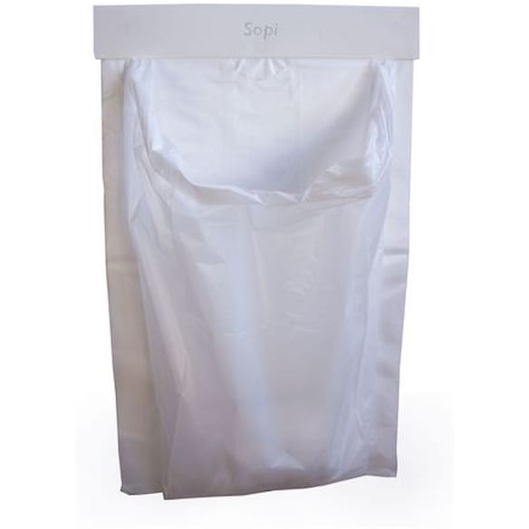 Avfallspose SOPI plast hvit (50) 50frp