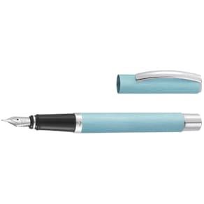 Füller Online M, Iridiumfeder, türkis, Slimsy Box