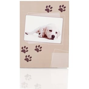 Briefmappe Rössler Sam, 10 Blätter / 10 Umschläge, Hundepfoten