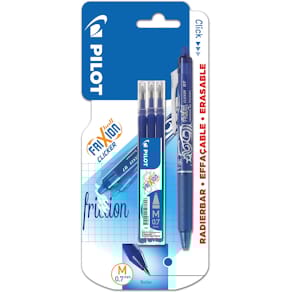 Gelroller Pilot FriXion Ball Clicker, blister van 4 stuks, blauw