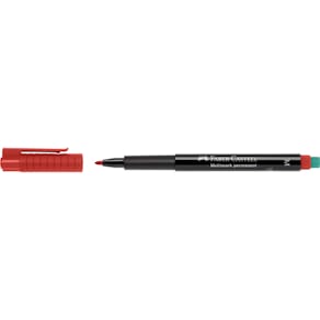 Overheadstift Faber-Castell Multimark permanent, OHP-PLUS, rot