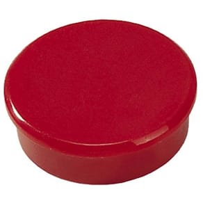 Magneter Dahle rød til whiteboards og magnetiske flader, 10 stk