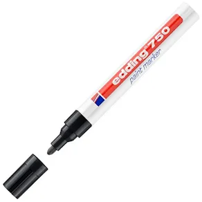 Märkpenna Edding 750 Svart, konisk, 2-4mm