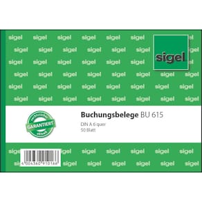 Formularbuch Sigel Buchungsanweisung, A6