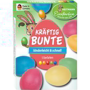 Ostereierfarbe HEITMANN EIERFARBEN Kräftigbunte Eierfarben