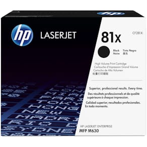 Toner HP CF281X 81X Svart