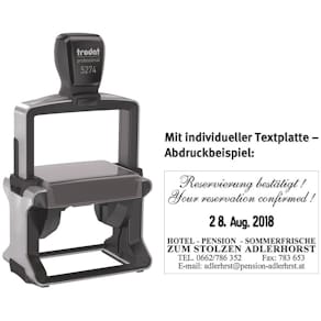 Selbstfärbestempel Trodat Professional 5474, Platte, 60 x 40 mm