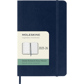 Classic Soft 18M 25/26 WeekNote Pocket Sapphire Blue