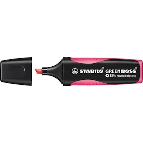 Överstrykningspenna Green BOSS rosa