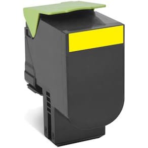 Toner LEXMARK 80C2HY0 802HY 3K gul