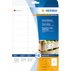 Herma etiket extremely strong 63,5x29,6 (675)