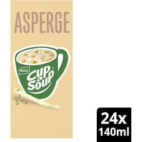 Instantsoep Knorr Cup-a-Soup, asperge, pak van 24 zakjes