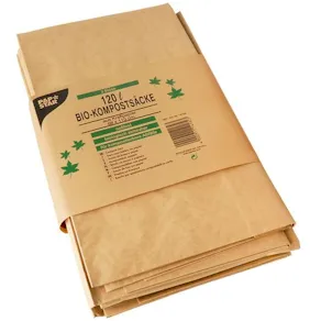Kompostpåse PURE papp 120L brun 3/fp