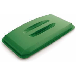 Låg Durable grøn, til Durabin affaldsbeholdere, 6 stk