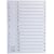 Register plastflik 1-15 vit 10/fp