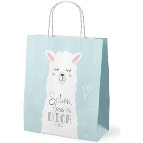 Geschenktragetasche FÜR DICH Zoofreunde Lama