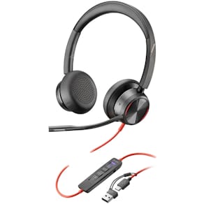 Headset Poly Blackwire 8225 MS, schwarz