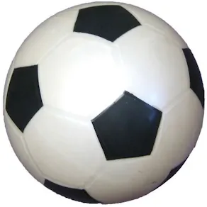 Plastfotboll, 180g