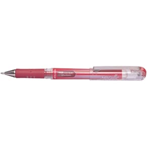 Gelschreiber Pentel Hybrid Gel Grip DX, metallic-rot