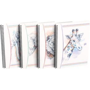 Spiraalblok Oxford Boho Chic, ft A5, 120 bladzijden, gelijnd