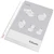 Plastficka ESSELTE A5 Premium Präglad 0.08mm, 100st