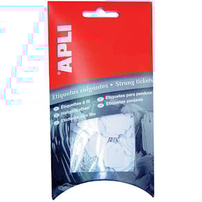 Draadetiketten Apli 7010, ft 18 x 29 mm, etui van 200