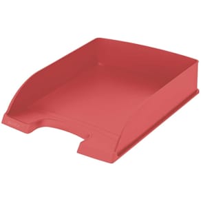 Brevbakke Leitz Recycle rød karton, 5 stk