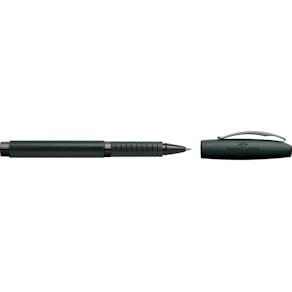 Tintenroller Faber-Castell Essentio Aluminium, schwarz
