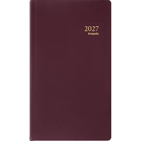 Agenda Brepols Notaplan Seta, bordeaux, 2026