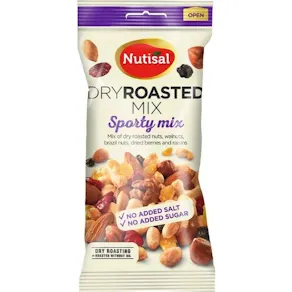 Nötter Sporty mix med bär, osaltade, 60g