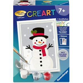 Malen-nach-Zahlen-Set Ravensburger CreArt, Schneemann