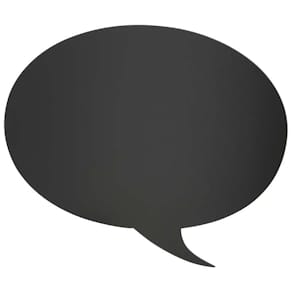 Tavleetiketter Securit Bubble, sort selvklæbende, 6 stk